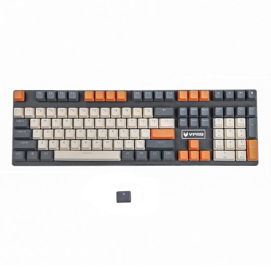 Rainbow mechanical keyboard with customizable full-spectrum RGB lighting and tactile mechanical switches for gaming and typing.