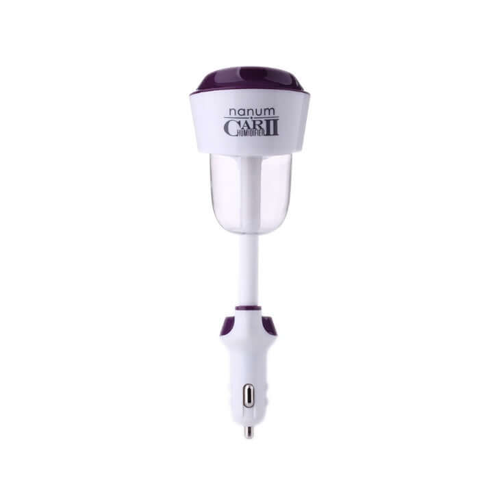 Car Aromatherapy Diffuser 50ml designed for vehicle power supply with cartoon shape and mist discharge feature.
