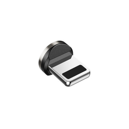 Magnetic charging cable head with strong magnetic attraction and automatic adsorption features.