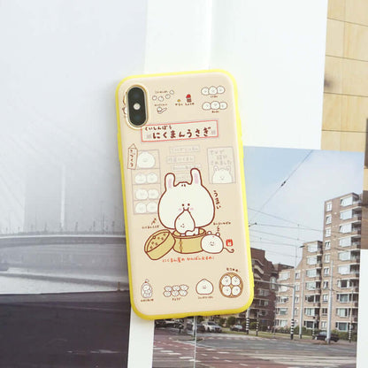 Cute character design on a sushi print iPhone XR case, perfect for food lovers and phone protection.