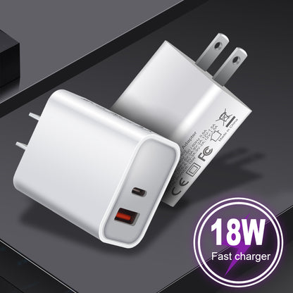 Fast Charging Plug -18W PD  FDGAO Dual Port Charger