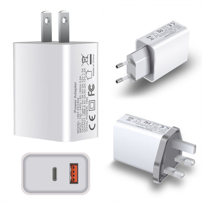Fast Charging Plug -18W PD  FDGAO Dual Port Charger