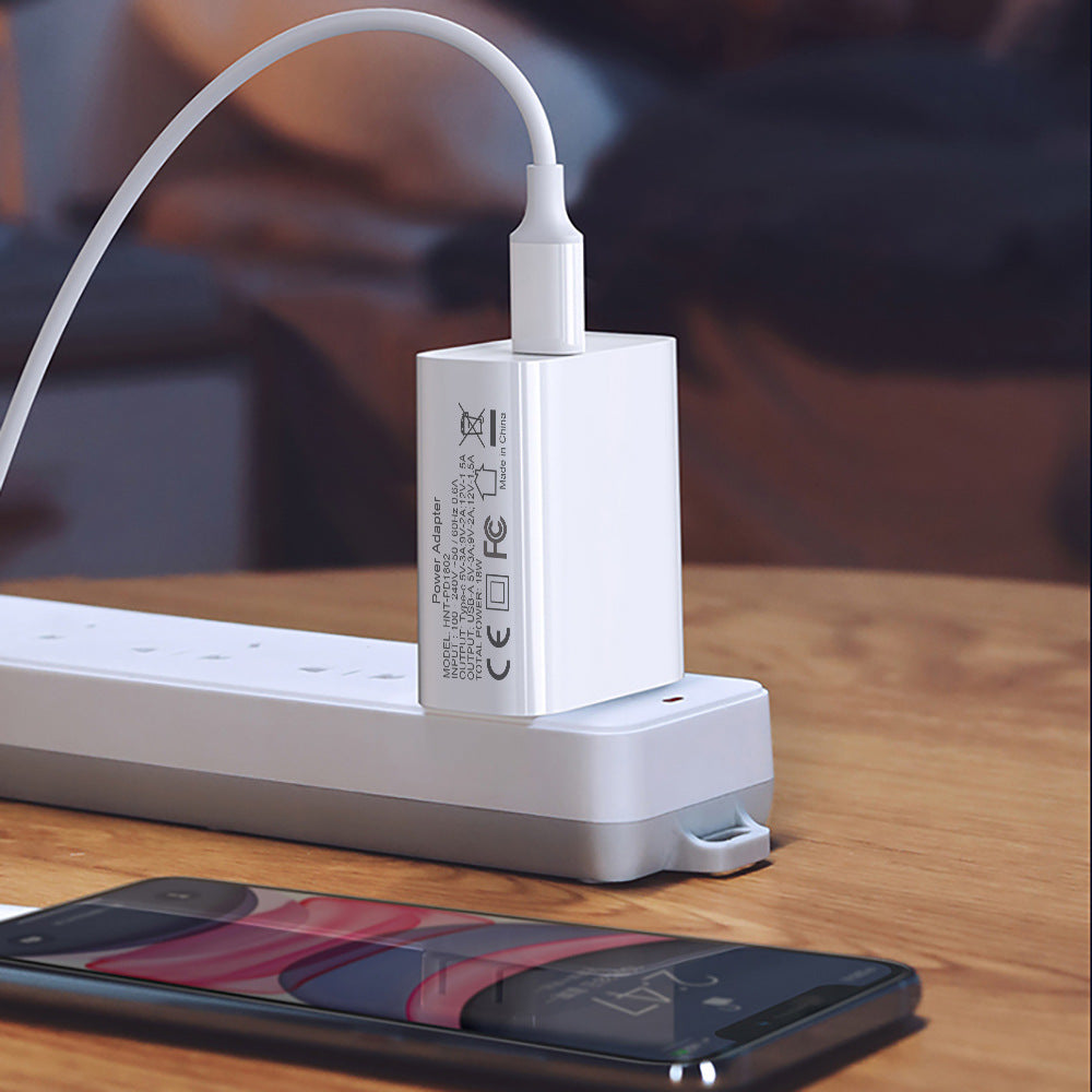 Fast Charging Plug -18W PD  FDGAO Dual Port Charger