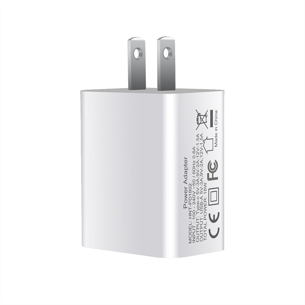 Fast Charging Plug -18W PD  FDGAO Dual Port Charger