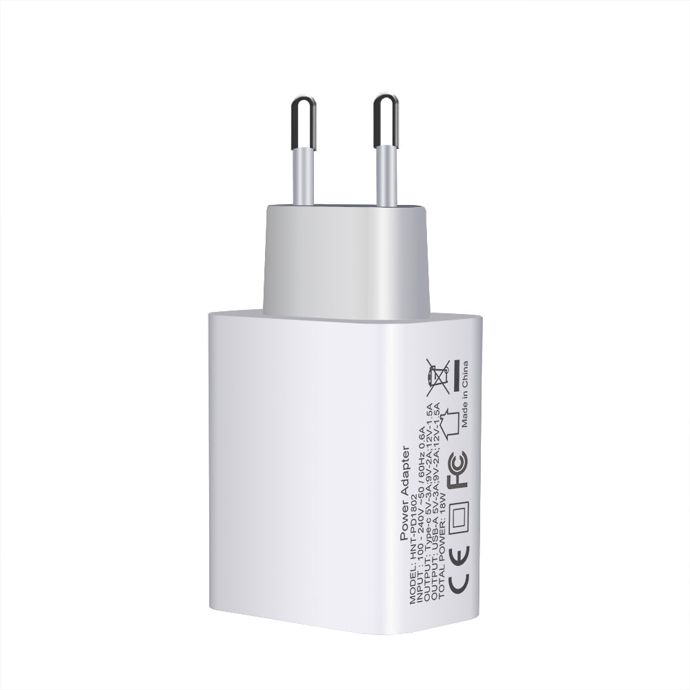 Fast Charging Plug -18W PD  FDGAO Dual Port Charger