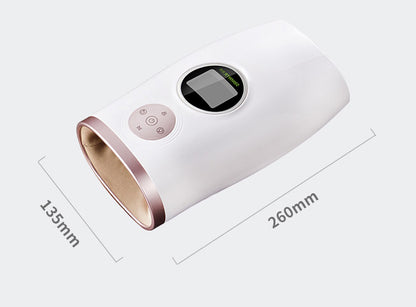 Mechanical Smart Tapping Hand Wireless Hand Massager dimensions 135mm x 260mm with built-in display and control buttons