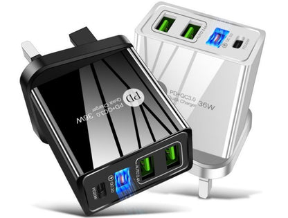 Fast Charge Smart Charger - QC3.0 Fast charging head