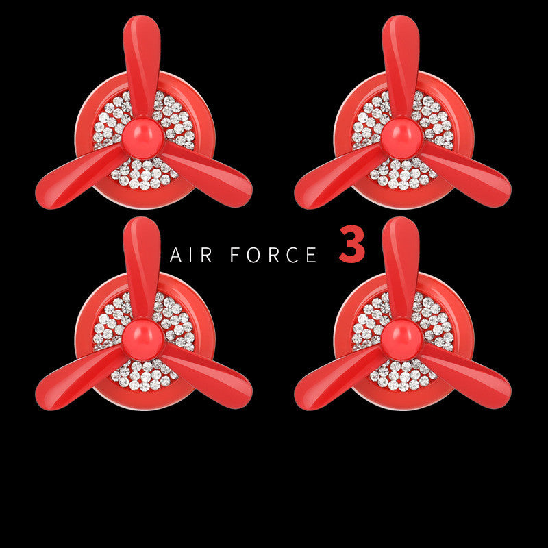 Car Accessories Car Car Perfume Aromatherapy Air Conditioning Air Outlet Creative Accessories Air Force - decorative fan design