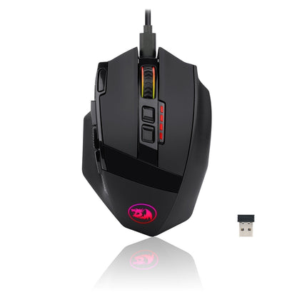 Redragon M801P gaming mouse with ergonomic design and RGB lighting