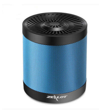 S5 Wireless Bluetooth Speaker Mini Speaker Card Subwoofer Speaker in blue color with a sleek design.