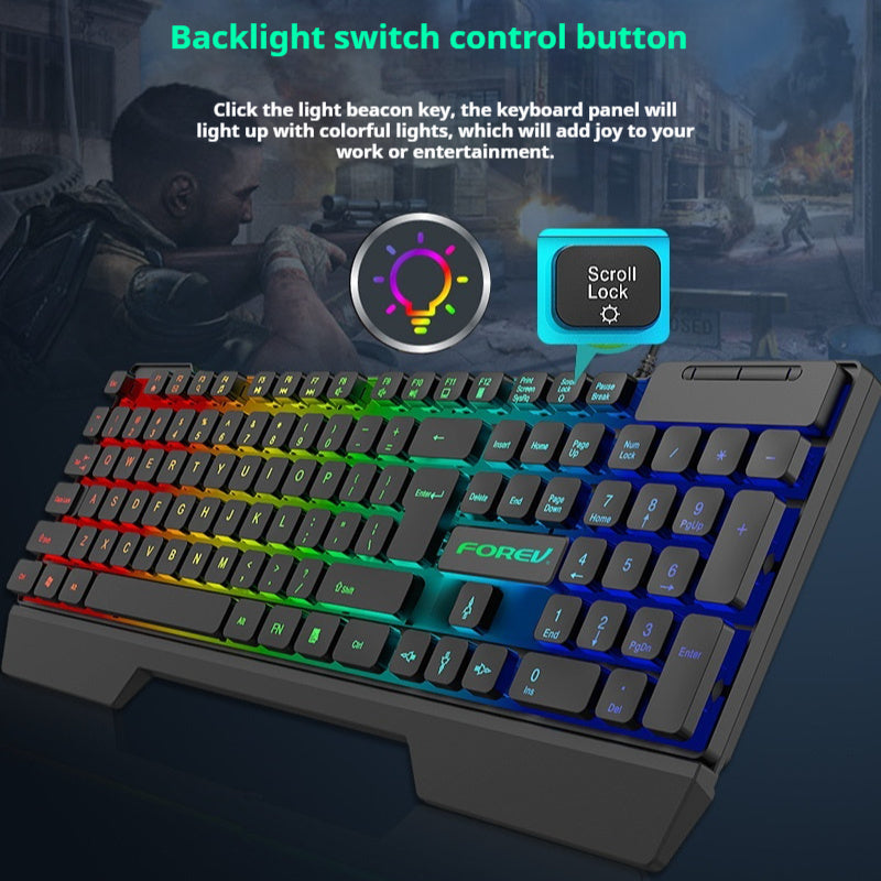 backlighted gaming keyboard