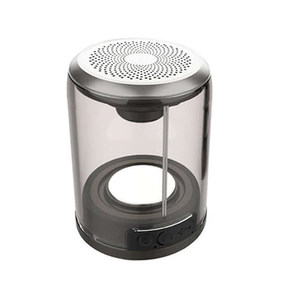Bluetooth speaker magnetic transparent speaker with suction cup and dual-radiation basin for enhanced sound