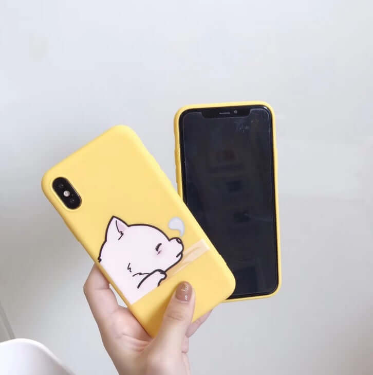 Compatible With Apple, Funny Cartoon Giraffe Phone Case For 7 8 Plus TPU Silicone Back Cover For X XR XS Max 6 6S Plus Soft Cases