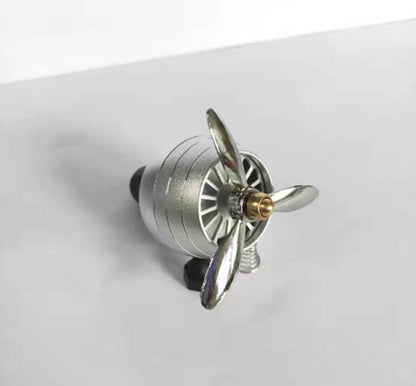 Car accessories car aromatherapy aluminum alloy perfume with propeller design.