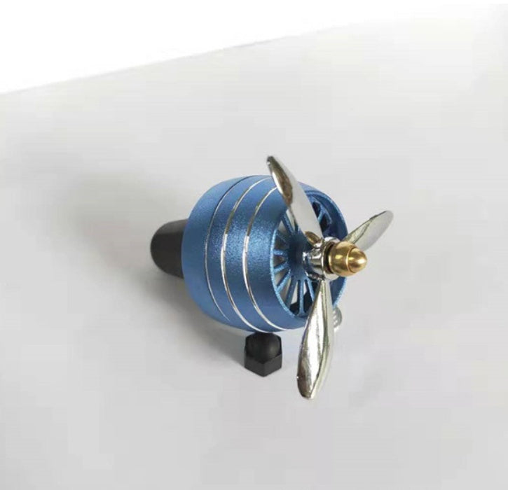Car accessories car aromatherapy blue airplane propeller design for car interior with marine flavor scent