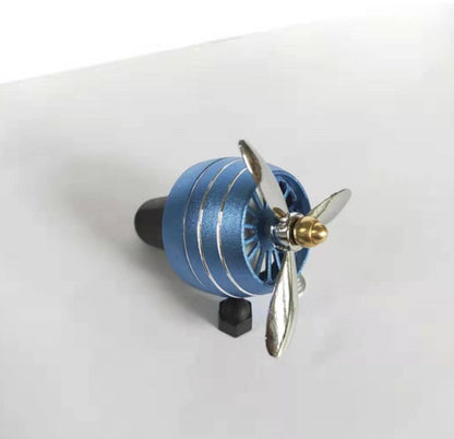 Car accessories car aromatherapy blue airplane propeller design for car interior with marine flavor scent