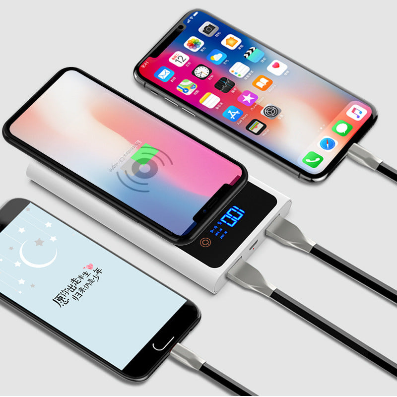 Three-in-one wireless power bank - QC30QI75 Fast Charge