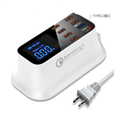 Fast charge multi-USB mobile phone, tablet charger - QC3.0 & Type-C