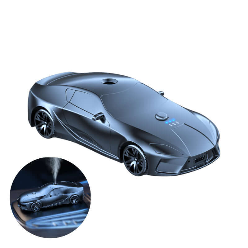 Car For Car Aromatherapy Diffuser Perfume Decoration - modern alloy car model with essential oil mist function.