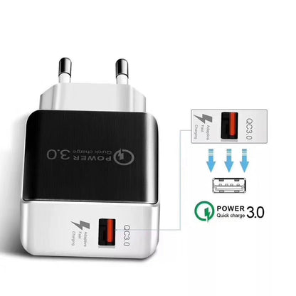 5V3A fast charging USB charger - QC30 Charger Head