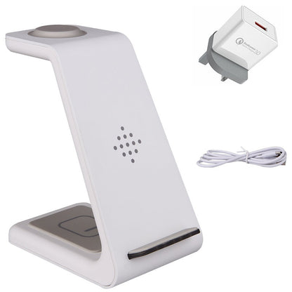 3 In 1 Fast Charging Station Wireless Charger Stand Wireless Quick Charge Dock For Phone Holder with accessories