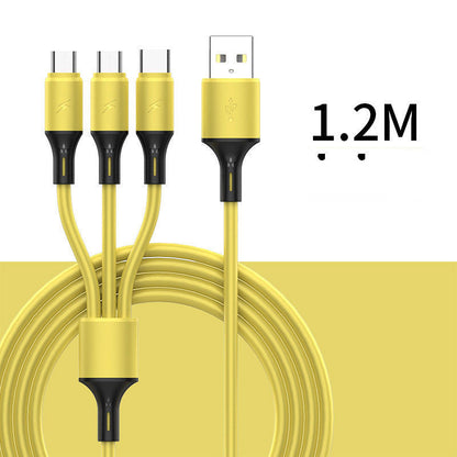 Three-in-One Fast Charging Cable