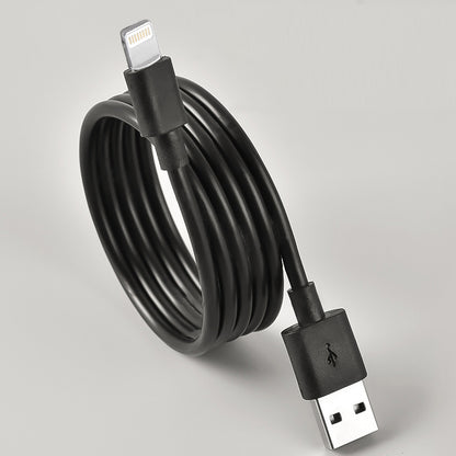 2A Mobile Phone Data Cable 2 Meters Suitable For Fast Charging Cable Charging Data Cable coiled, black USB cable