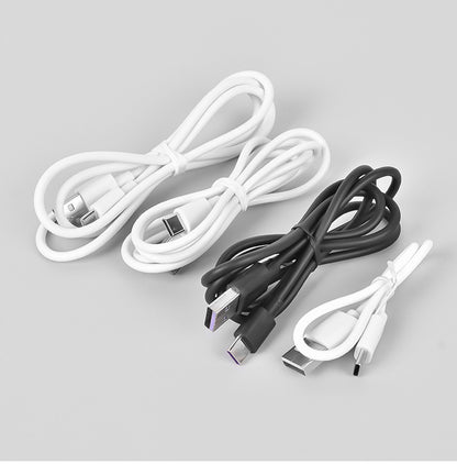 2A Mobile Phone Data Cable 2 Meters Suitable For Fast Charging Cable Charging Data Cable in white and black color options.