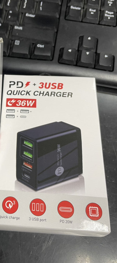 Fast Charge Smart Charger - QC3.0 Fast charging head