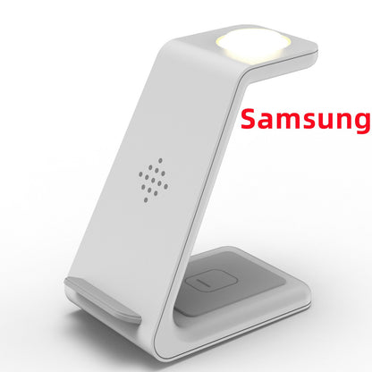 3 In 1 Fast Charging Station Wireless Charger Stand Wireless Quick Charge Dock For Phone Holder with a sleek design