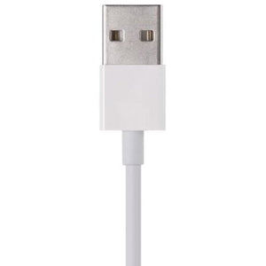 Micro Usb Cable White Charging Cable with USB interface for data sync and charging.
