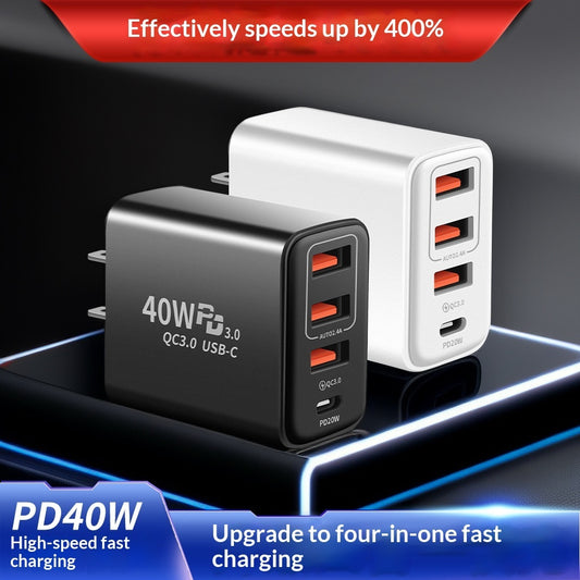 40W USB-C Fast Charging Charger - High Power & Efficient