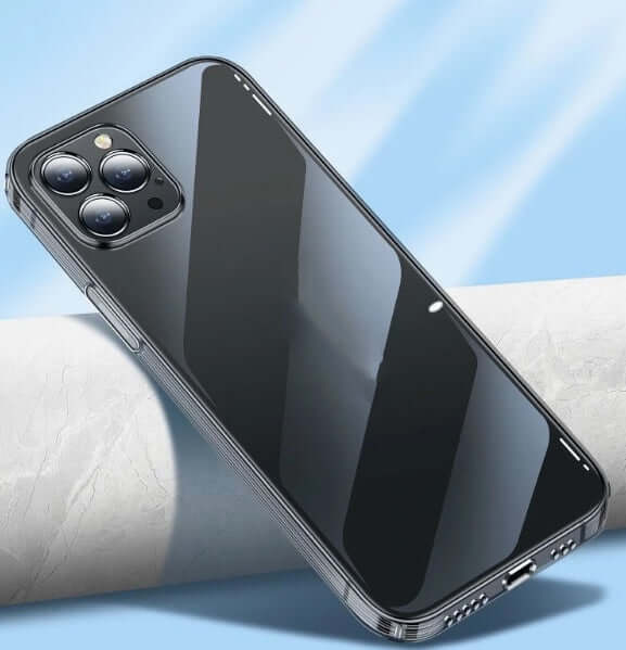 Customized acrylic couple phone cases compatible with various iPhone models, showcasing durability and style.