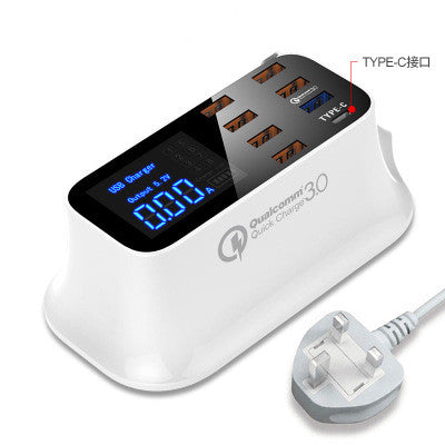 Fast charge multi-USB mobile phone, tablet charger - QC3.0 & Type-C