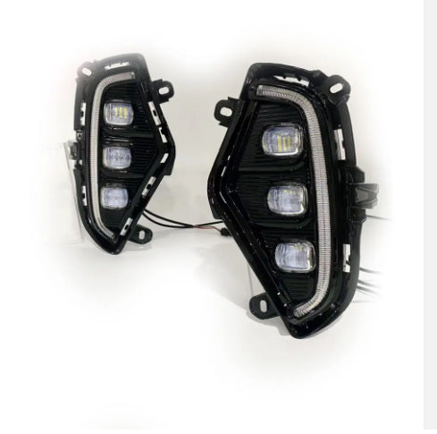 Fog Lamp Modified Led Car Lamp Accessories featuring sleek design with dual-tone lighting.